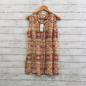 NWT-Cabi Avery Aztec Print Tunic